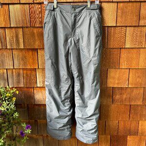 EUC Columbia Charcoal Gray Fleece Lined Cargo Pant - Youth Large